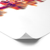 Amman Jordan Skyline Poster (Hoek)