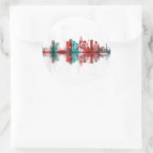 Amman Jordan Skyline Ronde Sticker (Tas)