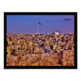 Amman, Jordanië Foto Afdruk