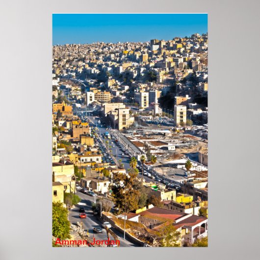 Amman, Jordanië Poster (Voorkant)