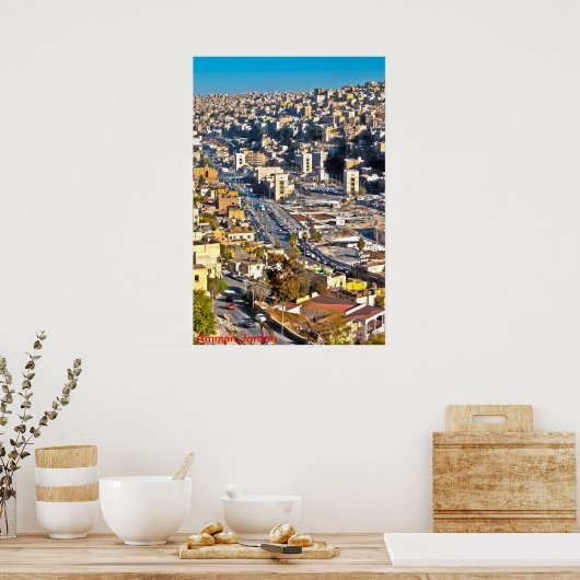 Amman, Jordanië Poster (Keuken)