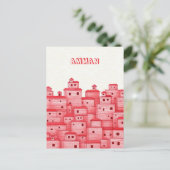 Amman Jordanië Reizen Briefkaart (Staand voorkant)