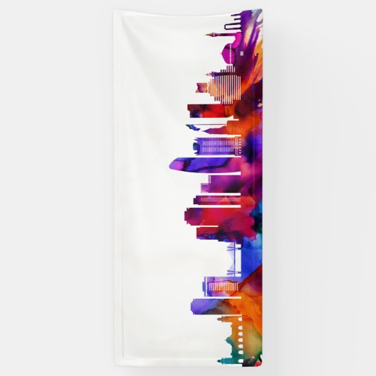 Amman Skyline Spandoek (Verticaal)