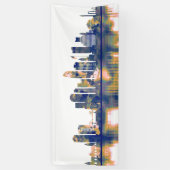 Amman Skyline Spandoek (Verticaal)