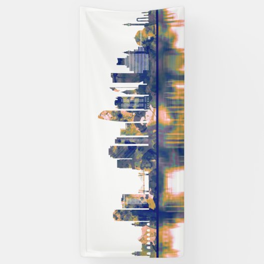 Amman Skyline Spandoek (Verticaal)