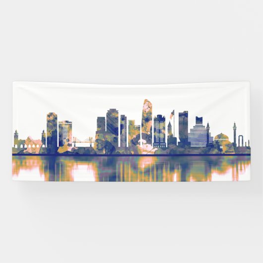 Amman Skyline Spandoek (Horizontaal)