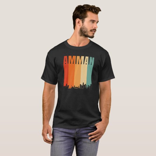 Amman Skyline T-shirt (Voorkant volledig)