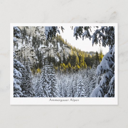 Ammergauer Alpen Briefkaart (Voorkant)