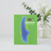 Ammersee Duitsland-meerkaart (Staand voorkant)