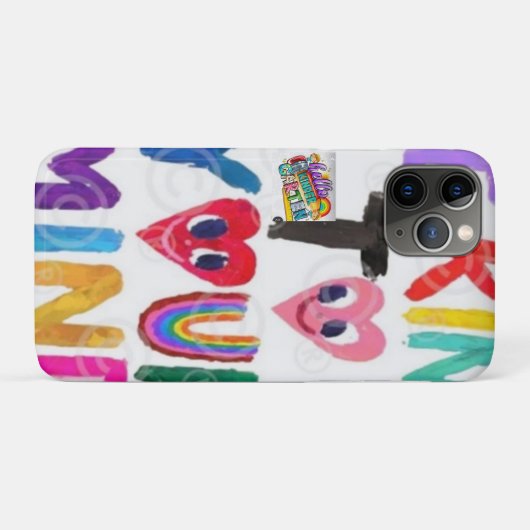 AMMEZING FONT DISIGN ON I PHONE CASE HOESJE (Achterkant (horizontaal))