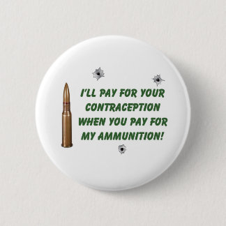 Ammo/anticonceptie Ronde Button 5,7 Cm
