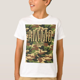 AMMO Apparel Classic Army print Boy T-Shirt