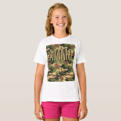AMMO Apparel Classic Army print Girl's T-Shirt (Voorkant volledig)