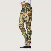 AMMO Apparel Classic Army Print Woman's All-Over Leggings (Links)
