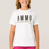 Ammo Apparel USA Acronym Girl's T-Shirt (Voorkant)