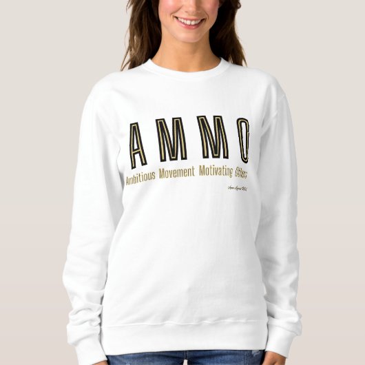 Ammo Apparel USA Acronym Woman's Sweatshirt (Voorkant)