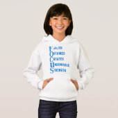 Ammo Apparel USA Focus Acronym Girl's Hoodie (Voorkant volledig)