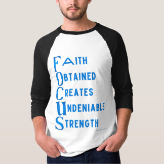 Ammo Apparel USA Focus Acronym Mannen 3/4 Raglan T-shirt