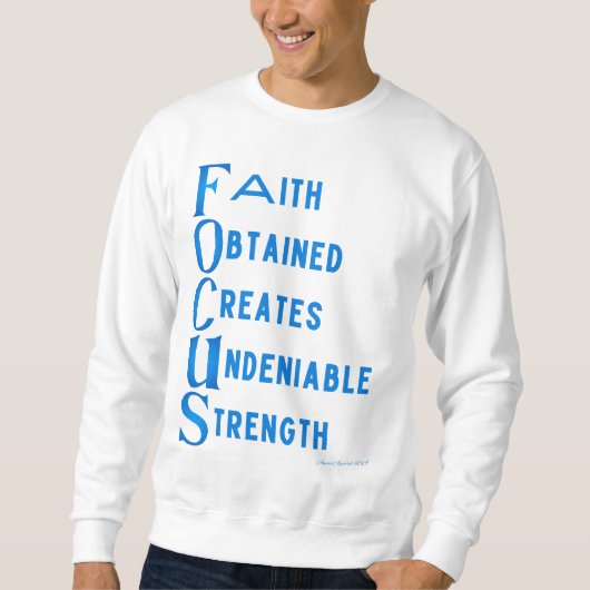 Ammo Apparel USA Focus Acronym Mannen Sweatshirt (Voorkant)
