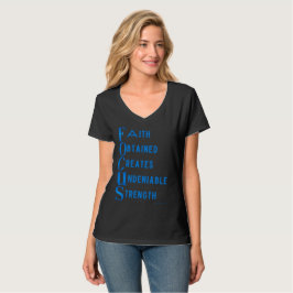 Ammo Apparel USA Focus Acronym Woman V T-Shirt