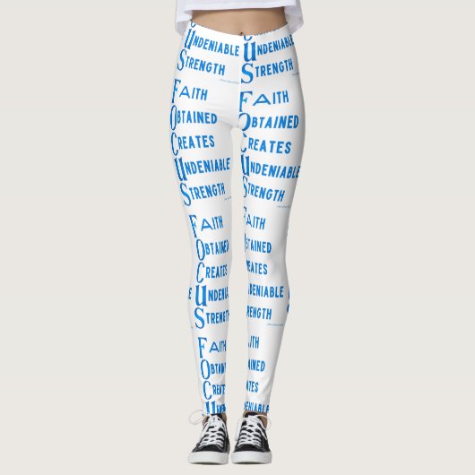 Ammo Apparel USA Focus Acronym Woman's Leggings (Voorkant)