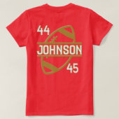 Ammo Apparel USA is een trotse mama vrouw T-shirt (Design achterkant)