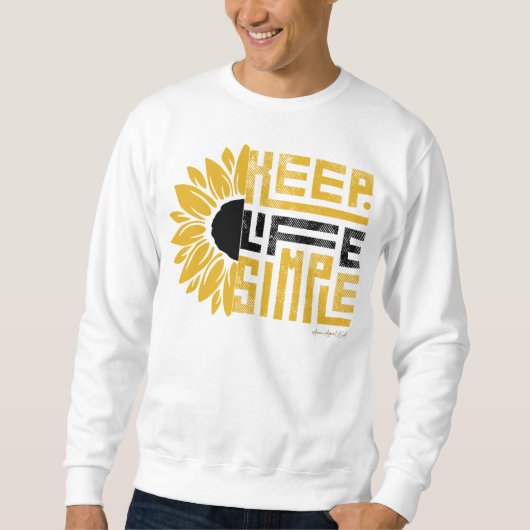 Ammo Apparel USA Keep Life Simple Mannen Sweatshir Trui (Voorkant)