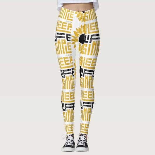 Ammo Apparel USA Keep Simple Woman's Leggings (Voorkant)