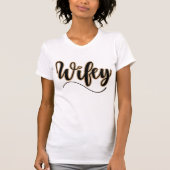 Ammo Apparel USA Wifey Tan Bold Vrouw T-shirt (Voorkant)