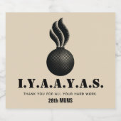 Ammo IYAAYAS aangepast flesetiket Bier Etiket (Enkel label)