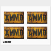 AMMO-Sticker Rechthoekige Sticker (Vel)