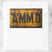AMMO-Sticker Rechthoekige Sticker (Tas)
