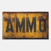 AMMO-Sticker Rechthoekige Sticker (Voorkant)