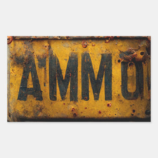 AMMO-Sticker Rechthoekige Sticker