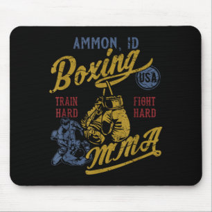 Ammon ID Boksen MMA USA Vintage Vervallen Design Muismat