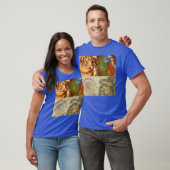 Ammoniet Fossiel Macro Montage T-shirt (Unisex)