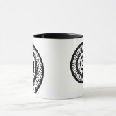 Ammoniet Fossiel - Spiral Seashell Mok (Midden)