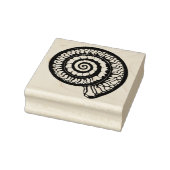 Ammoniet Fossiel - Spiral Seashell Rubberstempel (Stempel)