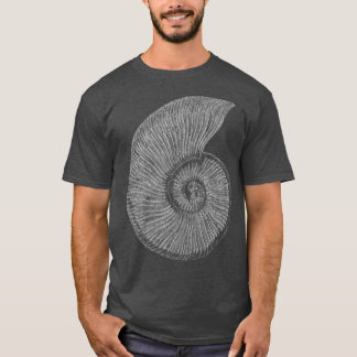 Ammoniet Fossiele vrienden T-shirt