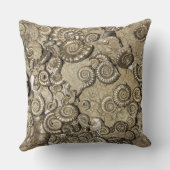 Ammoniet fossielenkussens, Jurassic kust, Dorset,  Kussen (Achterkant)