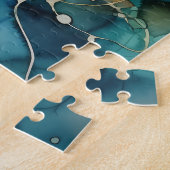 Ammoniet Gem Fossiel Puzzel (Zijkant)