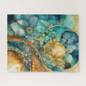 Ammoniet Gem Fossiel Puzzel Legpuzzel (Horizontaal)