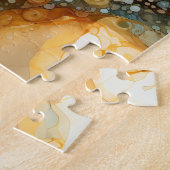 Ammoniet Gem Fossiel Puzzel Legpuzzel (Zijkant)