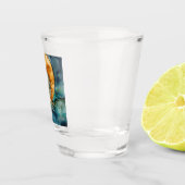 Ammoniet Gem Fossiel Shot Glas (Rechts)