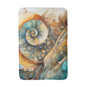 Ammoniet Gem Fossiele Badmat (Voorkant Verticaal)