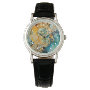 Ammoniet Gem Fossiele Horloge