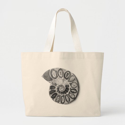 Ammoniet Grote Tote Bag (Voorkant)