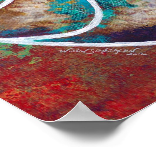 Ammoniet - in de tijd bevroren poster (Hoek)