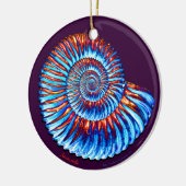 Ammoniet Keramisch Ornament (Links)