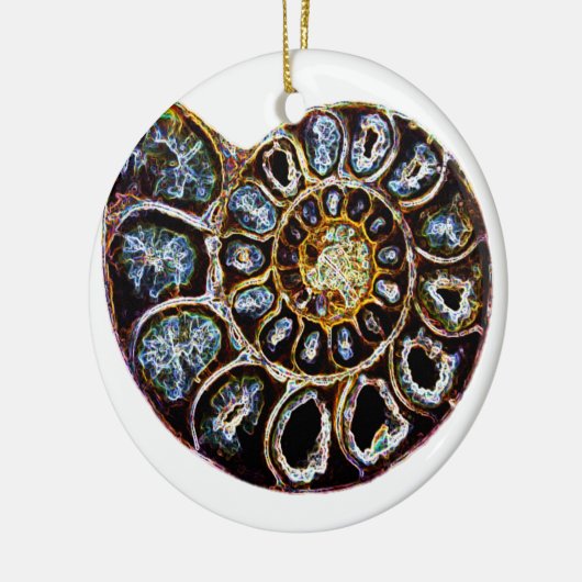 Ammoniet Keramisch Ornament (Links)